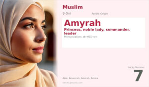 Amyrah Name Meaning and Details